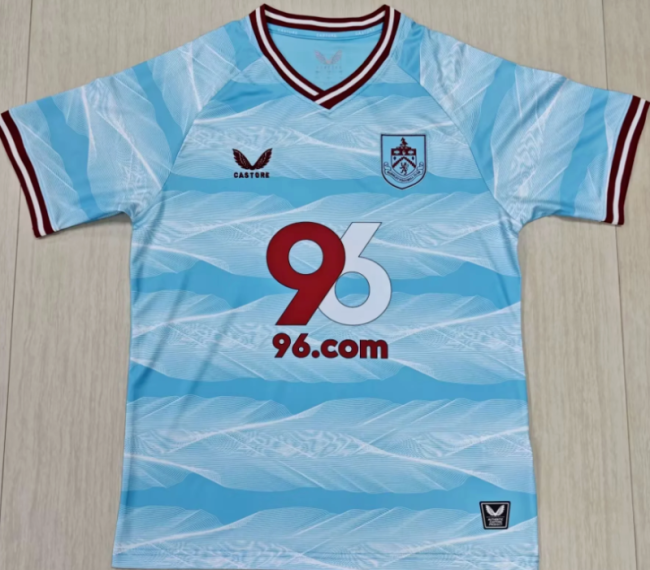 Fans version 2025-2026 Burnley Away Blue Soccer Jersey Football Shirt