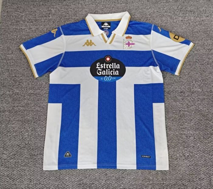 Fan Version 2025-2026 Deportivo La Coruna Home Soccer Jersey Camisetas de Futbol