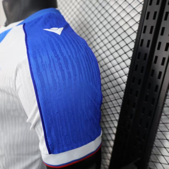Palace Football Shirt Player Version 2025-2026 Crystal Palace Away White Soccer Jersey