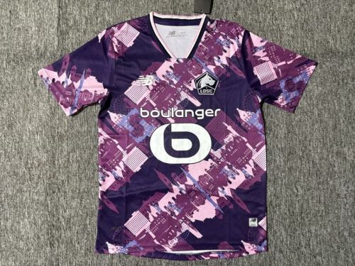 Fans Version 2025-2026 Lille Fourth Away Soccer Jersey Football Shirt