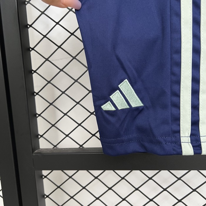 Youth Uniform Kids Kit Ajax 2025-2026 Ajax Away Soccer Jersey Shorts Child Football Set