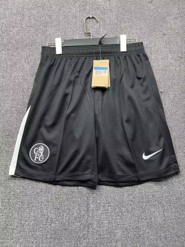 Fan Version 2025-2026 Chelsea Third Away Black Soccer Shorts Football Shorts