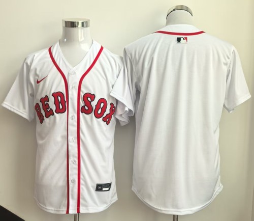 Boston Red Sox White Blank Cool Base Jersey MLB Shirt