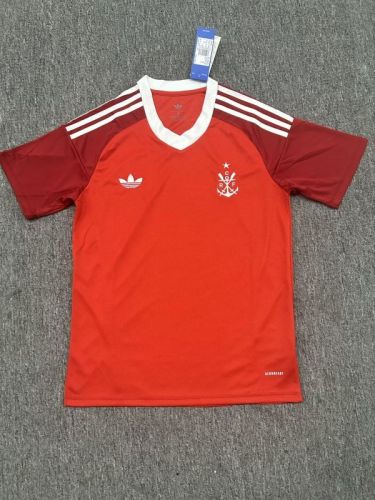 Fans Version 2025-2026 Flamengo Red Goalkeeper Soccer Jersey Football Shirt