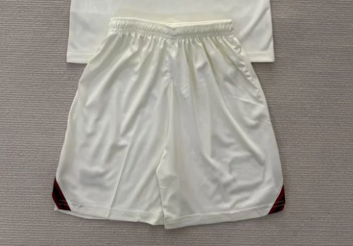 Fan Version 2025-2026 Leverkusen Away White Soccer Shorts Football Shorts