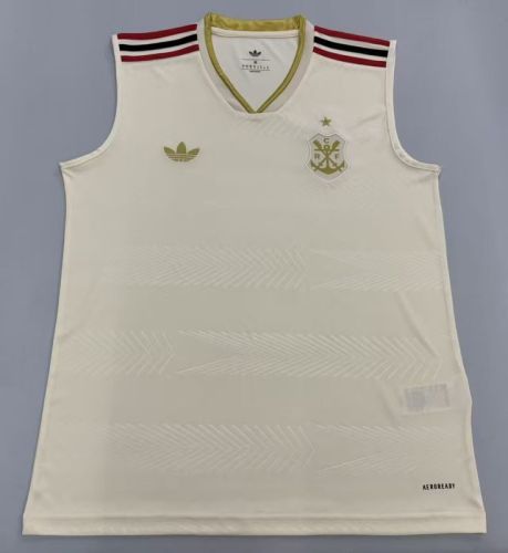 Fans Version 2025-2026 Flamengo Third Away White Soccer Vest Football Shirt