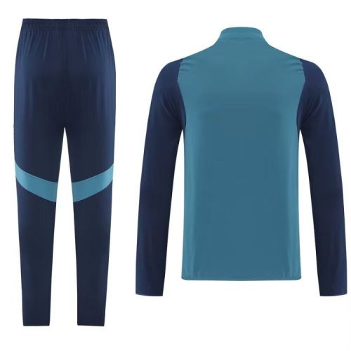 Adult 2025-2026 Arsenal Dark Blue Soccer Jacket and Long Pants Football Tracksuit