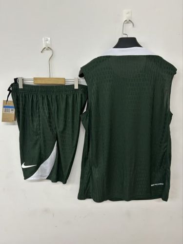 Player Version Adult Uniform 2025-2026 Chelsea Dark Green Soccer Training Vest and Shorts Football Set