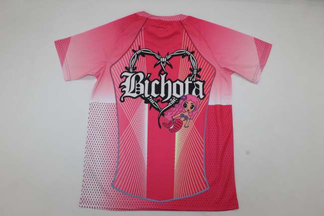 Barca Camisetas de Futbol Fans Version 2025-2026 Barcelona Karol G Version Pink Soccer Jersey