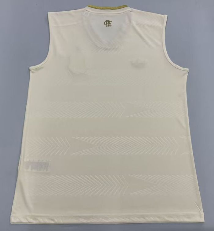 Fans Version 2025-2026 Flamengo Third Away White Soccer Vest Football Shirt