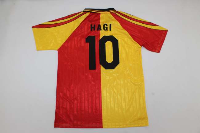 Retro Jersey 1997-1998 Galatasaray HAGI 10 Home Soccer Jersey Vintage Football Shirt