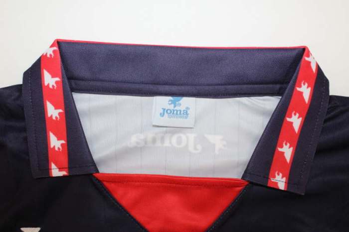 with LFP Patch Retro Jersey 1996-1997 Sporting Gijon Third Away Soccer Jersey Vintage Football Shirt