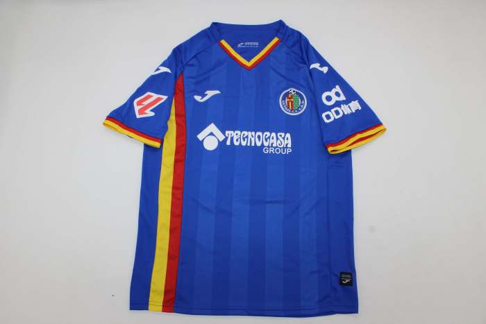 with LALIGA Patch Fans Version 2025-2026 Getafe Home Soccer Jersey Football Shirt