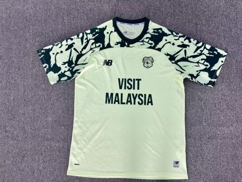 Fans Version 2025-2026 Cardiff City Away Green Soccer Jersey Football Shirt