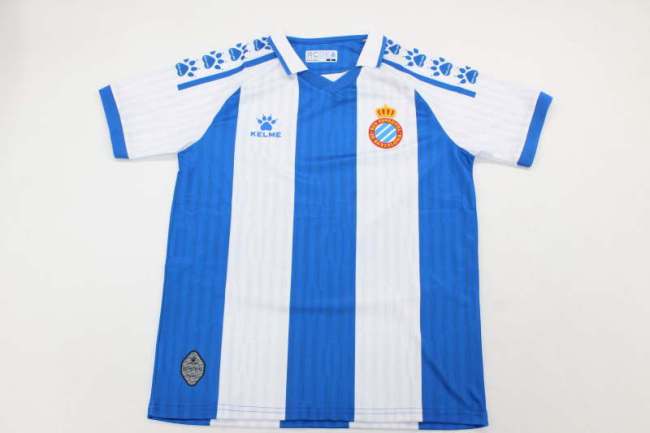 Fan Version 2025-2026 Espanyol Home Soccer Jersey Football Shirt
