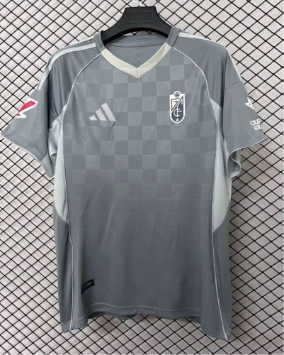 with LALIGA Patch Fan Version 2025-2026 Granada Third Away Grey Soccer Jersey Football Shirt