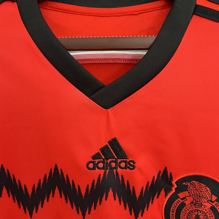 Retro Camisetas de Futbol 2014 Mexico Away Red Soccer Jersey Vintage Football Shirt