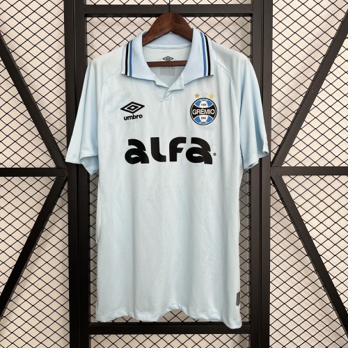 Fan Version 2025-2026 Gremio Away Blue Soccer Jersey Football Shirt