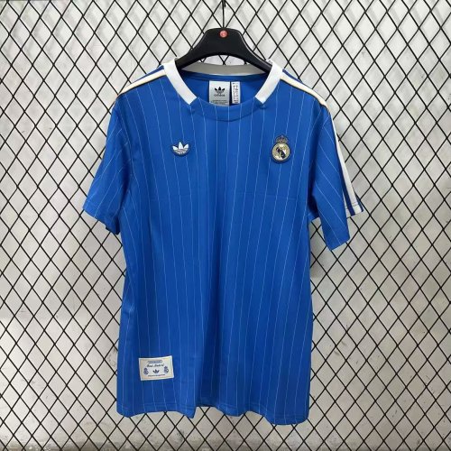 Fans Version 2025-2026 Real Madrid Blue Soccer Jersey Real Football Shirt