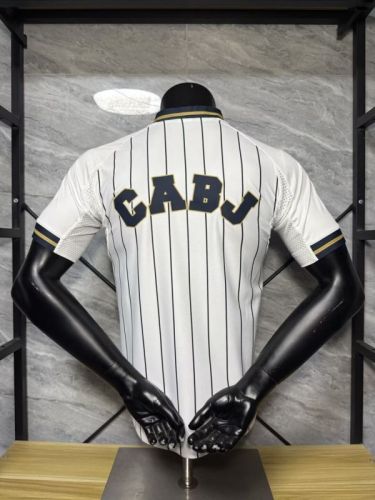 Player Version 2025-2026 Boca Juniors White MLB Jersey Baseball Shirt