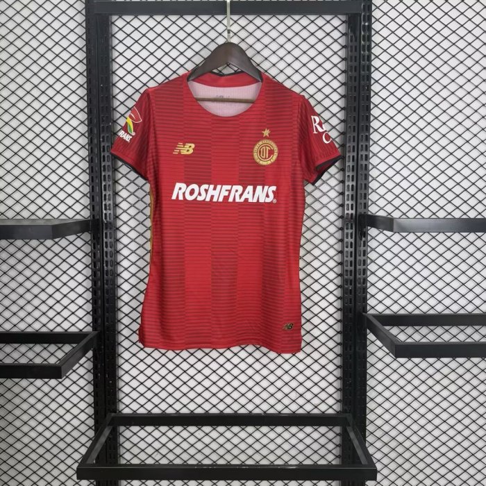 Women 2025-2026 Toluca Home Soccer Jersey Girl Football Shirt