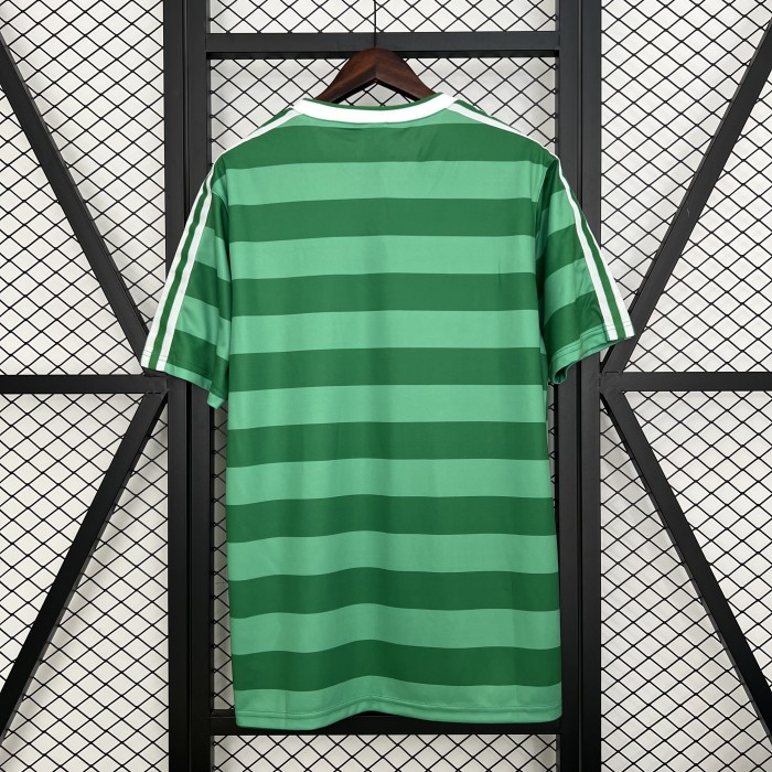 Retro Jersey 1984 Germany Away Green Vintage Soccer Jersey