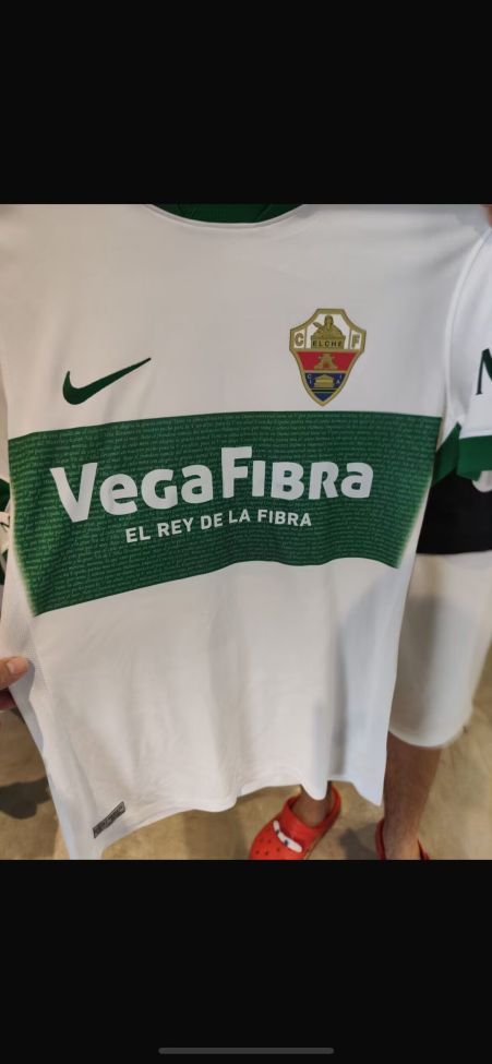 with Sponor Logo Fans Version 2025-2026 Elche Home Soccer Jersey Football Shirt