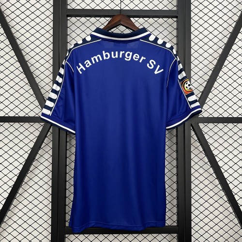 Retro Jersey 2000 HSV Hamburg SV Away Blue Soccer Jersey Hamburger Vintage Football Shirt