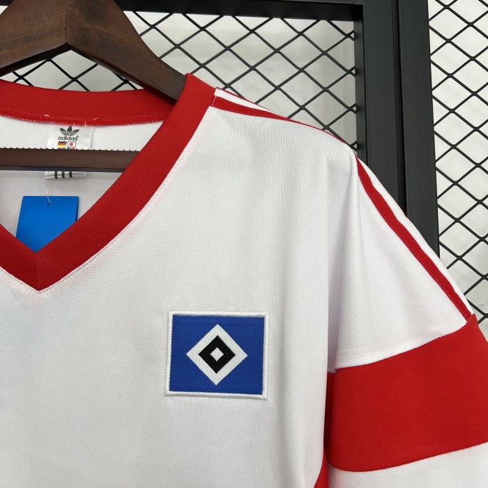 Retro Jersey 1988 HSV Hamburg SV Home Soccer Jersey Hamburger Vintage Football Shirt