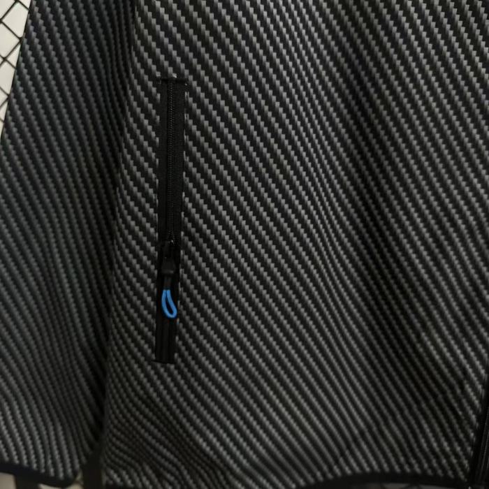2025-2026 Napoli Black/Grey Soccer Windbreaker Jacket Napoles Football Jacket
