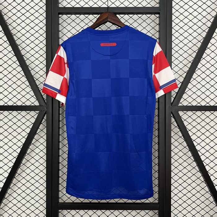 Retro Jersey 2010 Croatia Away Blue Soccer Jersey Vintage Football Shirt