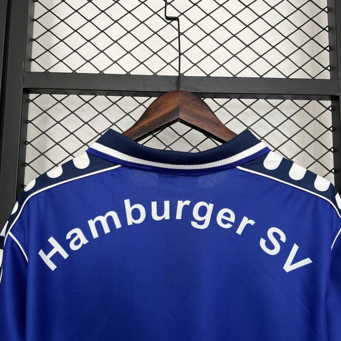 Retro Jersey 2000 HSV Hamburg SV Away Blue Soccer Jersey Hamburger Vintage Football Shirt