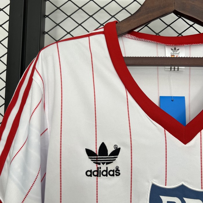Retro Jersey 1984 HSV Hamburg SV Home Soccer Jersey Hamburger Vintage Football Shirt