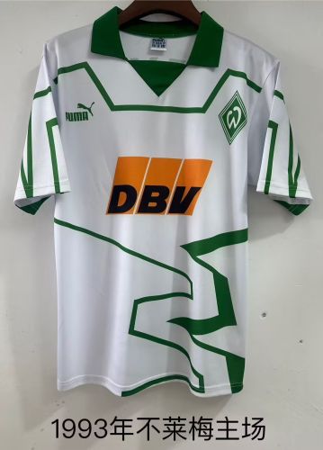 Retro Jersey 1993 Werder Bremen Home Soccer Jersey Vintage Football Shirt