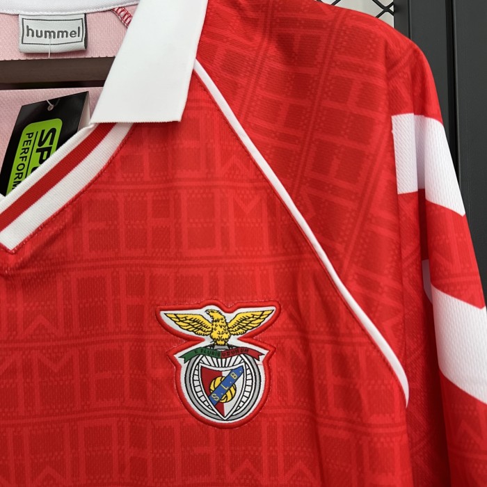 Retro Jersey 1990 SL Benfica Home Soccer Jersey Vintage Football Shirt