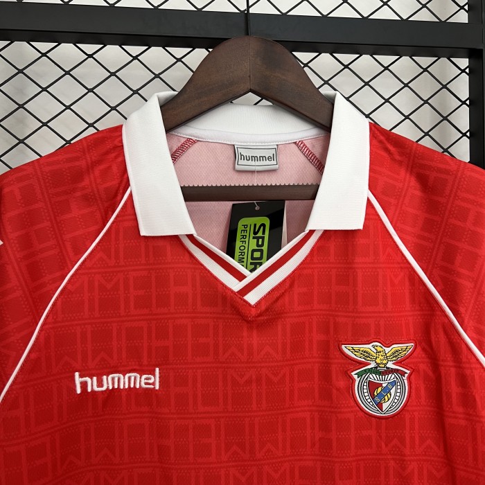 Retro Jersey 1990 SL Benfica Home Soccer Jersey Vintage Football Shirt