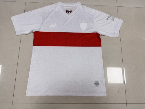 Fans Version 2025-2026 Stuttgart White/Red Special Edition Soccer Jersey Football Shirt