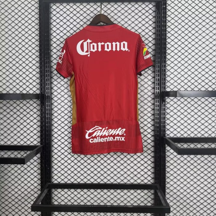 Women 2025-2026 Toluca Home Soccer Jersey Girl Football Shirt