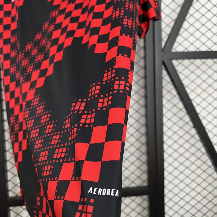 Fan Version 2025-2026 Benfica Red/Black Soccer Training Jersey Football Shirt