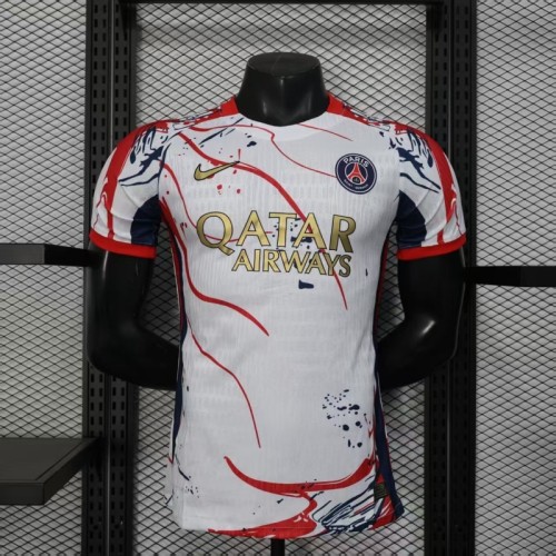 Player Version 2025-2026 PSG White Special Edition Soccer Jersey Football Maillot