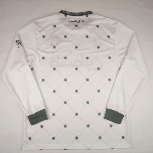 Long Sleeve Fan Version 2025-2026 Palestine White/Green Special Version Soccer Jersey FC Palestina Football Shirt