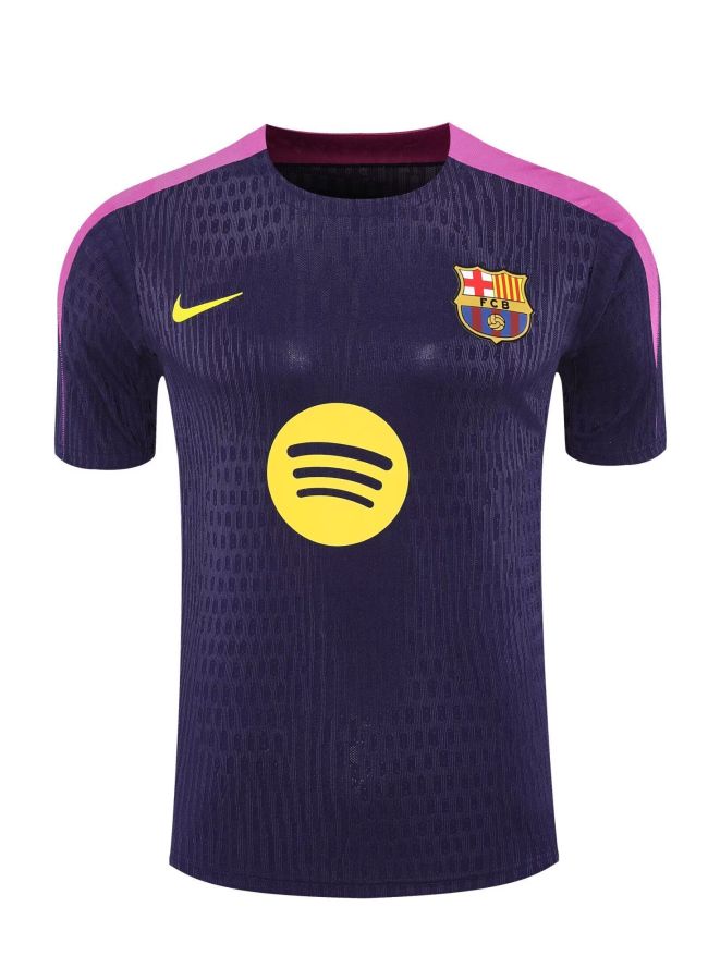 Barca Camisetas de Futbol Player Version 2025-2026 Barcelona Dark Purple Soccer Training Jersey