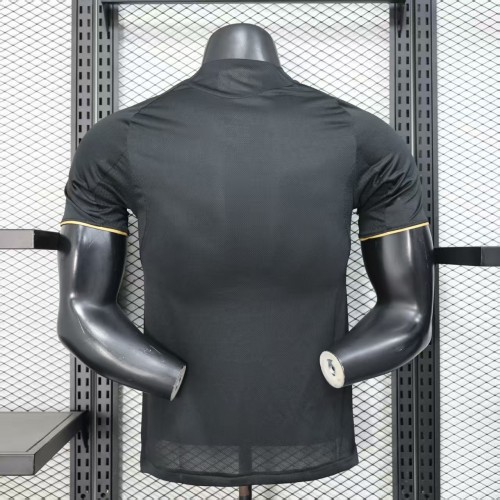 Player Version 2025-2026 Fulham Third Away Black Football Shirt Soccer Jersey