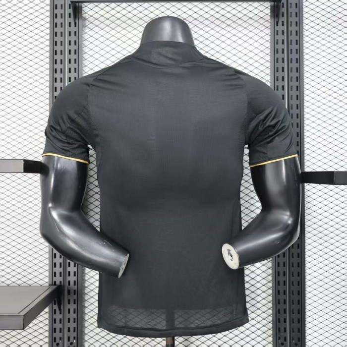 Player Version 2025-2026 Fulham Third Away Black Football Shirt Soccer Jersey