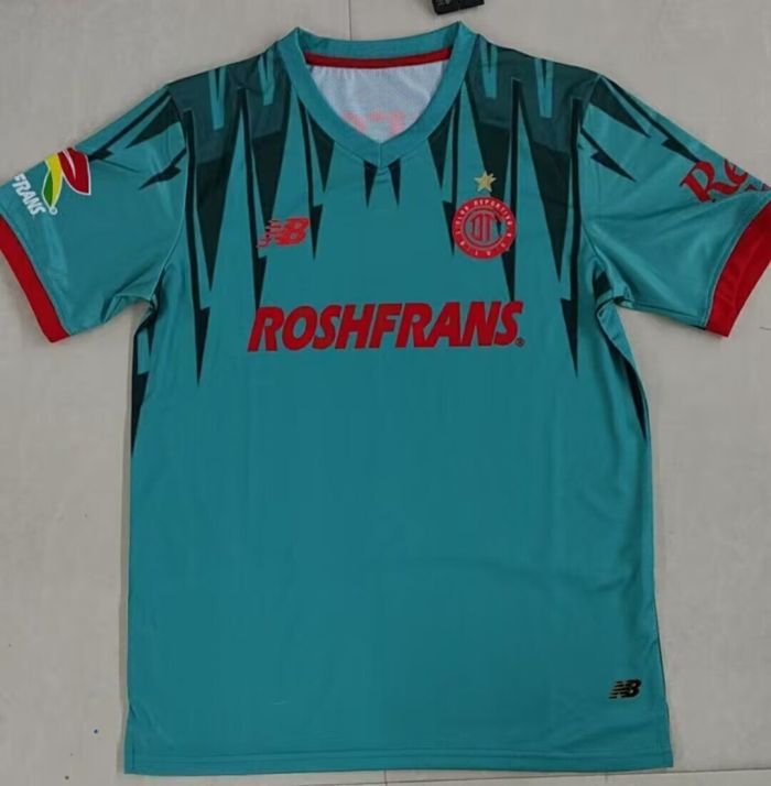 Player Version 2025-2026 Deportivo Toluca Away Blue Soccer Jersey Football Shirt