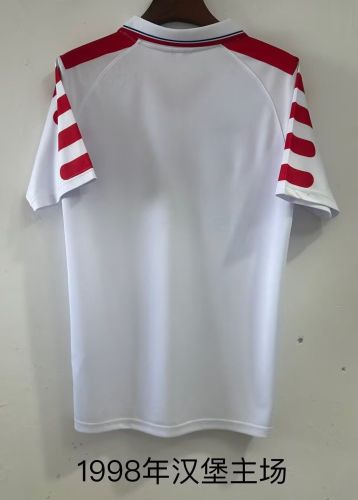 Retro Jersey 1998 HSV Hamburg SV Home Soccer Jersey Hamburger Vintage Football Shirt