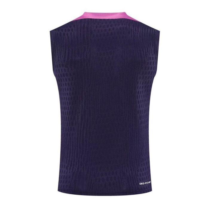 Barca Camisetas de Futbol Player Version 2025-2026 Barcelona Dark Purple Soccer Training Vest