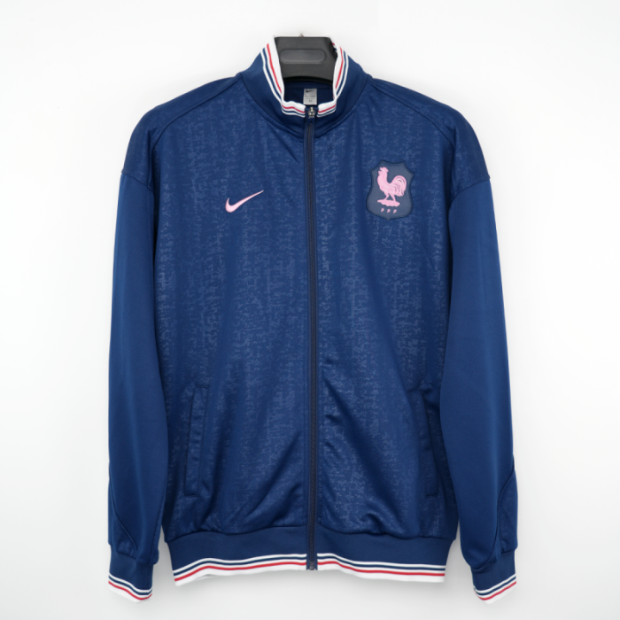 2025-2026 France Dark Blue Soccer Jacket Football Jacket