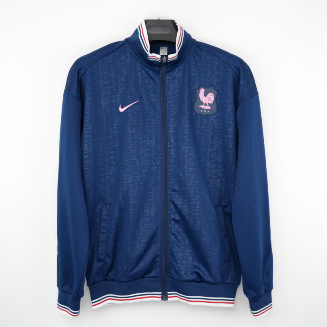 2025-2026 France Dark Blue Soccer Jacket Football Jacket