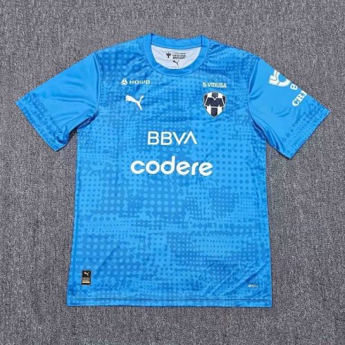 Fans Version 2025-2026 Monterrey Blue Soccer Training Jersey Menterrey Football Shirt